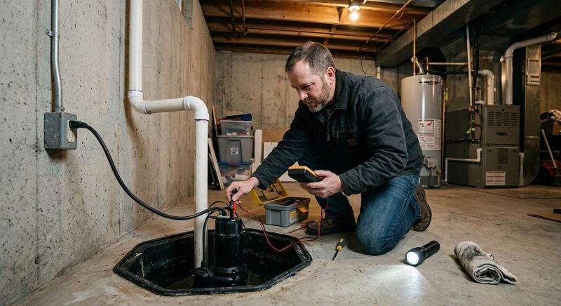 Basement Sump Pump Repair in Huntsville, AL