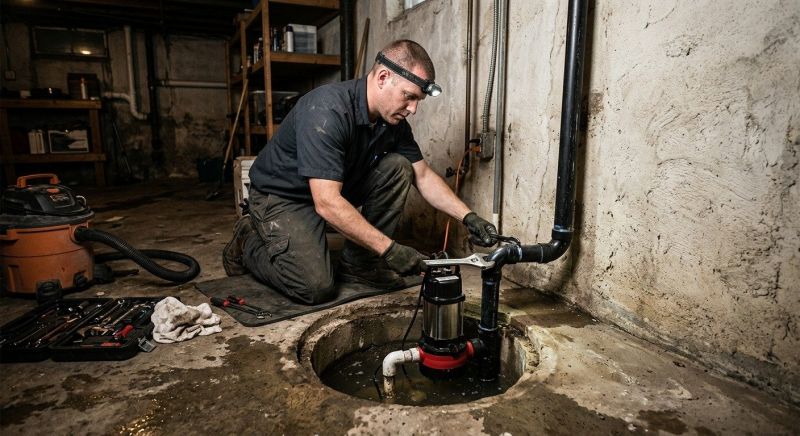 Basement Sump Pump Repair in Springfield, MO
